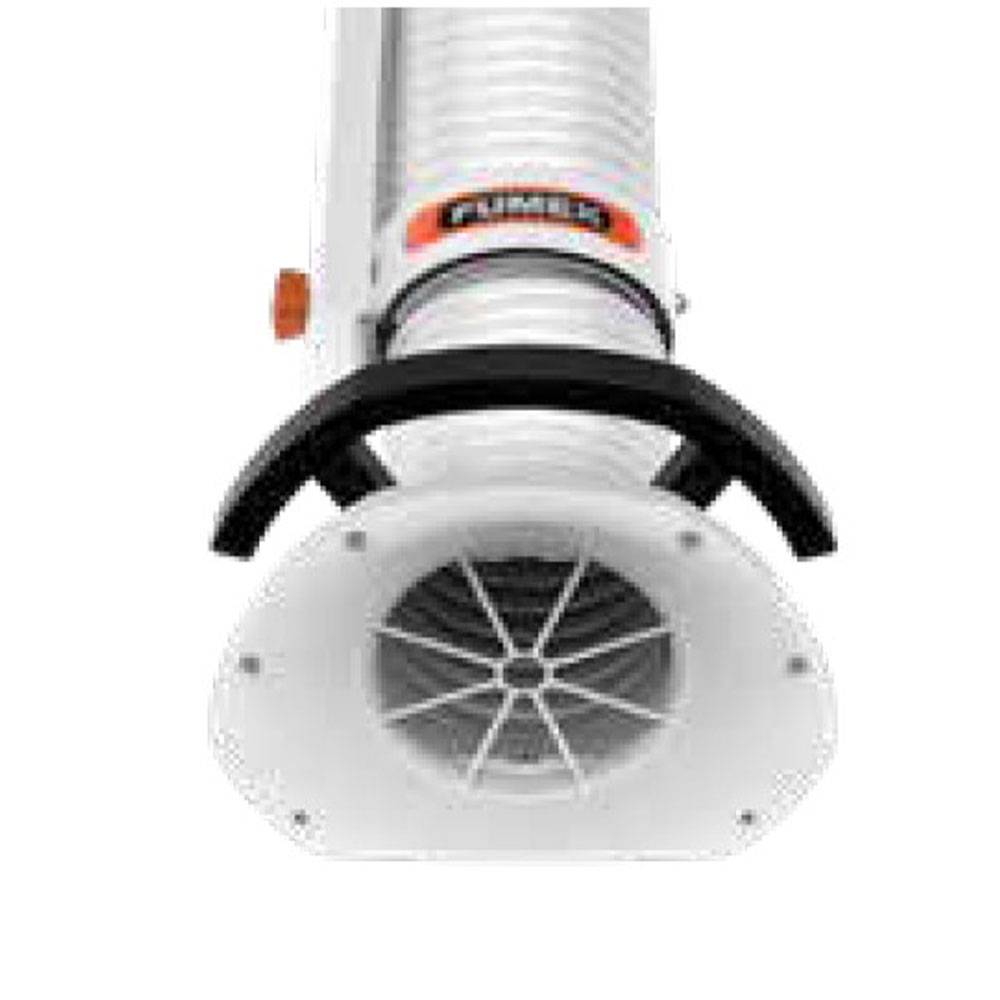 Absaugarm PR 1500-100 W - 1500 mm - Ø 100 mm - weiß - für industrielle Umgebungen