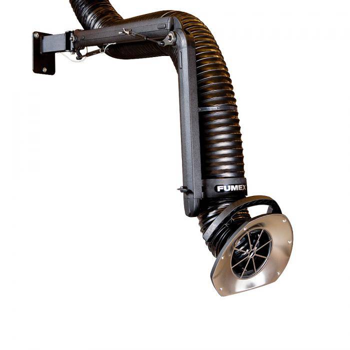 Absaugarm PR 4000-100EXC - 4000 mm - Ø 100 mm - mit chemisch beständigem Schlauch