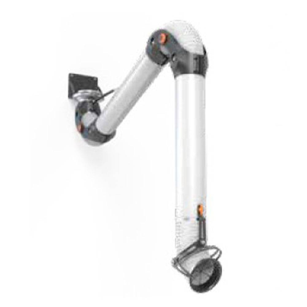 Absaugarm PRX 3000-160W - weiß - 3000 mm - Ø 160 mm - mit Rohrsystem