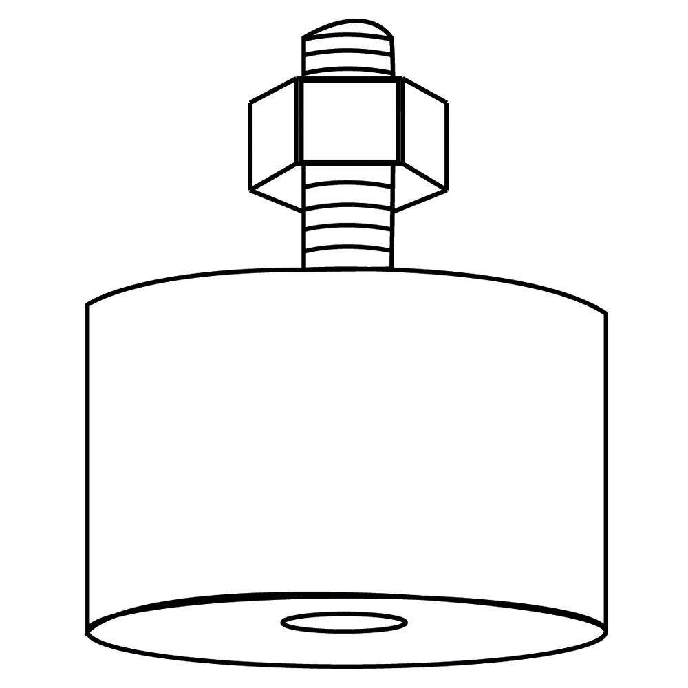 Schwingungsdämpfer - 4er Set - für FB-Ventilatoren