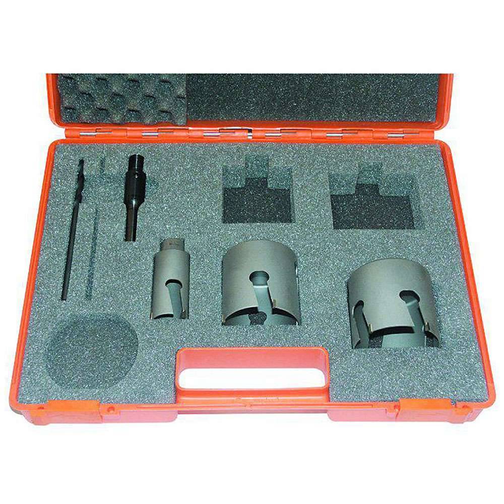 FRP-Lochsägensatz Elektro - ALFRA - hartmetallbestückt - 35 / 68 / 74 mm