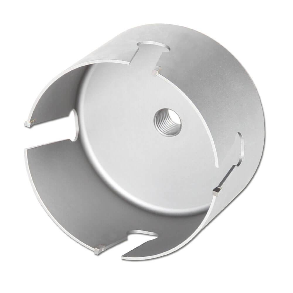 Bohrkrone für HM-Lochsäge, ALFRA FRP - Ø 60 mm - für Einbauleuchten Ø 60 mm - Schnitttiefe 60 mm - Schaft-Ø 13 mm