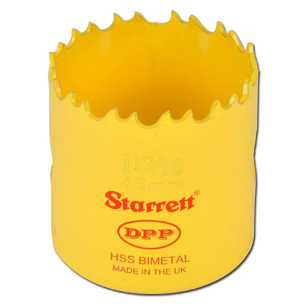 Starret Lochsäge, Bi-Metall - Ø 35 mm - passende Aufnahme A2, A10, A17-38 - Duale Zahnteilung - Für Holz, Metalle, Kunststoffe