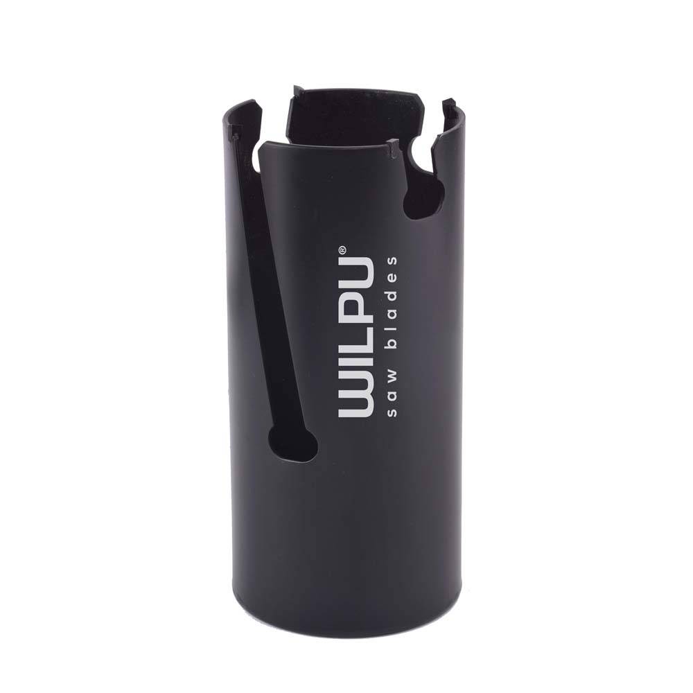 HM-Universallochäge, WILPU - Ø 121 mm - Schnitttiefe 165 mm - Extra Lang - Für Holz, MDF, Gasbeton, GFK, CFK, Gipskarton & Kunststoffe