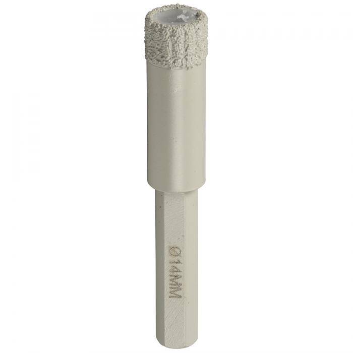 Bohrkrone DB 600 F - Durchmesser 10 mm - Nutzlänge 40 mm - 1/4" Bit - sechskant - Preis per Stück