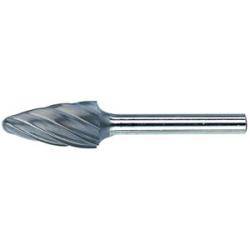 "PFERD" HM-Frässtift - HICOAT HC-NFE Beschichtung - Rundbogenform RBF (DIN 8032) - Verzahnung nach DIN 8033 - Kopf-Ø x Länge 12 x 25 mm