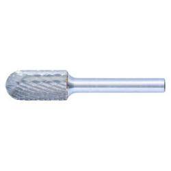 HM-Frässtift - "PFERD" - HICOAT HC-NFE Beschichtung - Walzenrundform WRC - DIN 8032 - Zahnung ALU - Gesamtlänge 65 mm