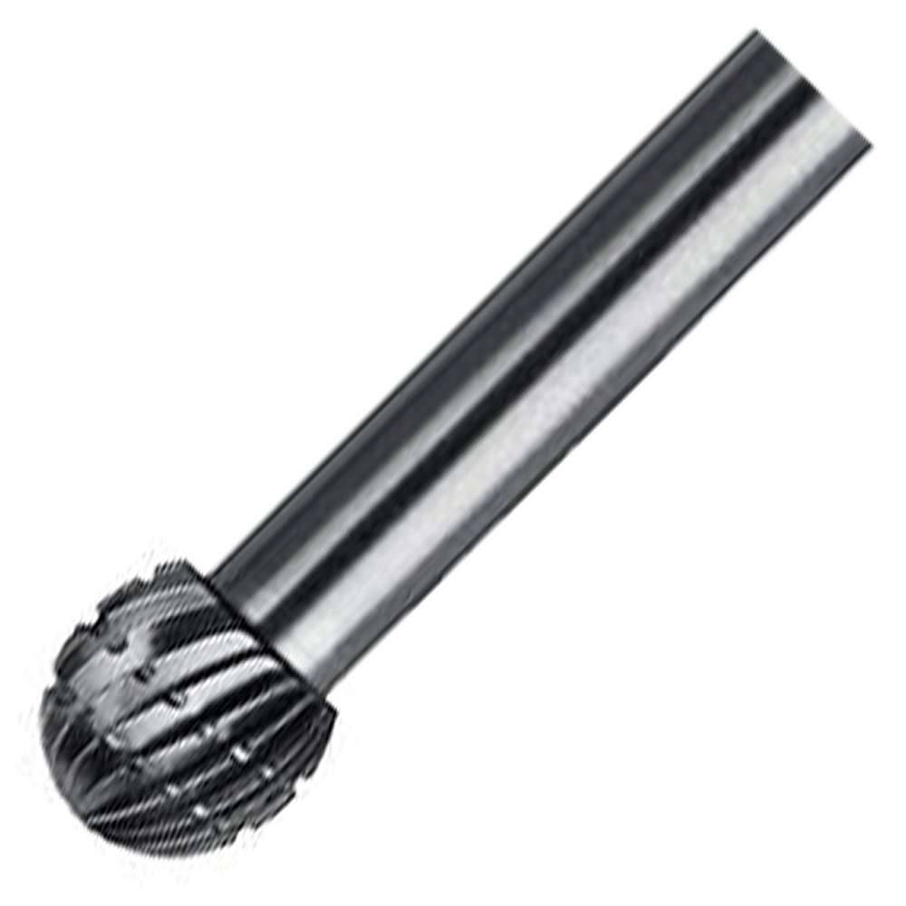 HM-Frässtift, PFERD - für ALU/NE-Metalle - Kugelform, KUD 1614/6 (DIN 8032) - Kopf-Ø x Länge 16x4 mm - Schaft-Ø 6 mm - Verzahnung nach DIN 8033