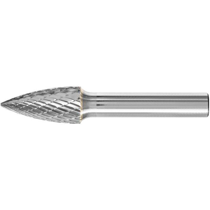Frässtift - PFERD - Hartmetall - Schaft-Ø 8 mm - spitzbogenform - TOUGH-Zahnung