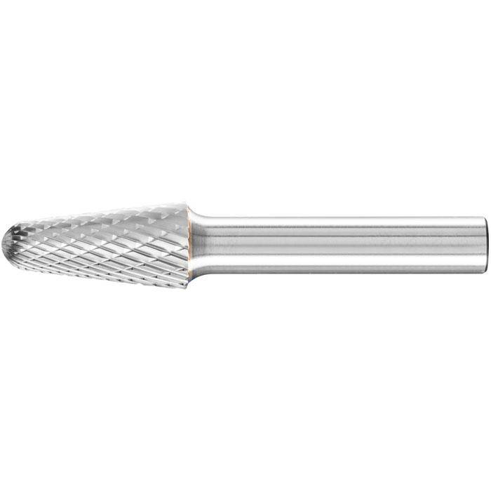Frässtift - PFERD - Hartmetall - Schaft-Ø 8 mm - rundkegelform - TOUGH-Zahnung