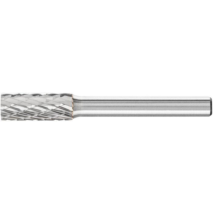Frässtift "PFERD" - Hartmetall - Schaft-Ø 6 mm - ohne Stirnverzahnung - Bezeichung ZYA 0820/6 TOUGH - Zahnung TOUGH - Gesamtlänge 60 mm - Frässtif
