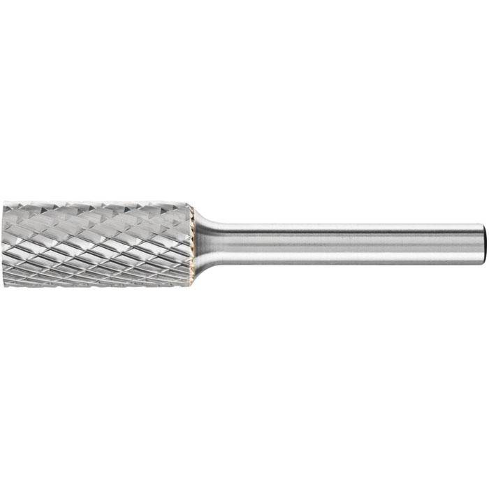 Frässtift "PFERD" - Hartmetall - Schaft-Ø 6 mm - ohne Stirnverzahnung - Bezeichnung ZYA 1225/6 TOUGH - Zahnung TOUGH - Gesamtlänge 65 mm - Frässti