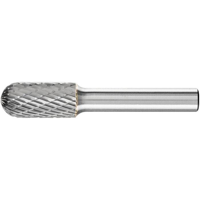 Frässtift "PFERD" - Hartmetall - Schaft-Ø 8 mm - walzenrundform - Bezeichnung WRC 1225/8 TOUGH - Zahnung TOUGH