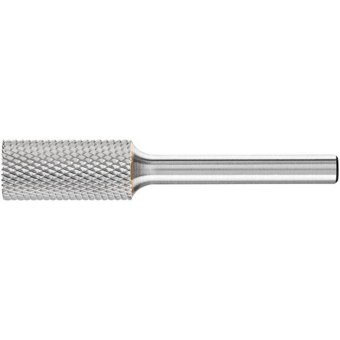 Frässtift "PFERD" - Hartmetall - Schaft-Ø 6 mm - mit Stirnverzahnung - MICRO-Verzahnung - Bezeichnung ZYAS 1225/6 MICRO - Gesamtlänge 65 mm - Fräs