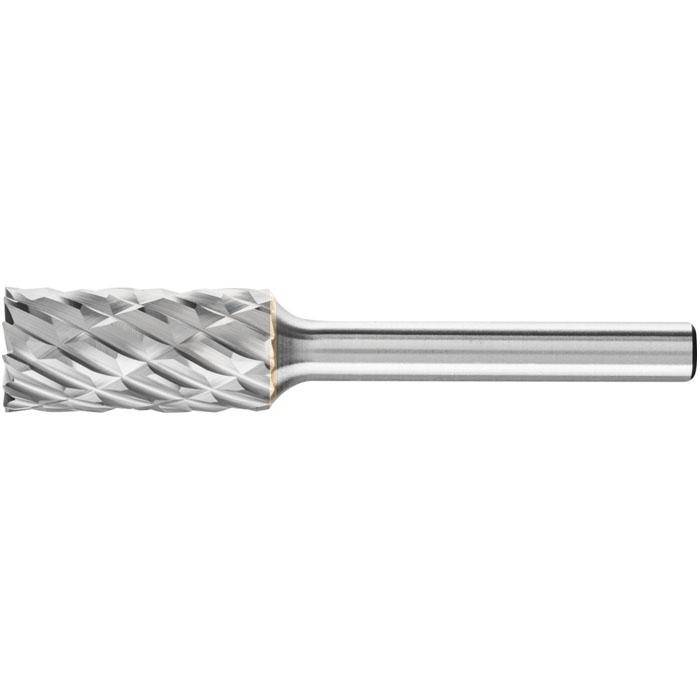 Frässtift - PFERD - Hartmetall - Schaft-Ø 6 mm - für Gusseisen - mit Stirnverzahnung - Bezeichnung ZYAS 1225/6 CAST - Gesamtlänge 65 mm - Frässti