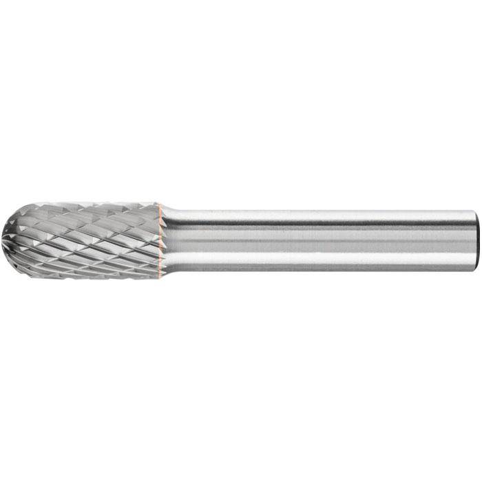 Frässtift "PFERD" - Hartmetall - Schaft-Ø 8 mm - walzenrundform - Zahnung 3 PLUS - Bezeichnung WRC 1020/8 Z3 PLUS - Gesamtlänge 60 mm - Frässtift-