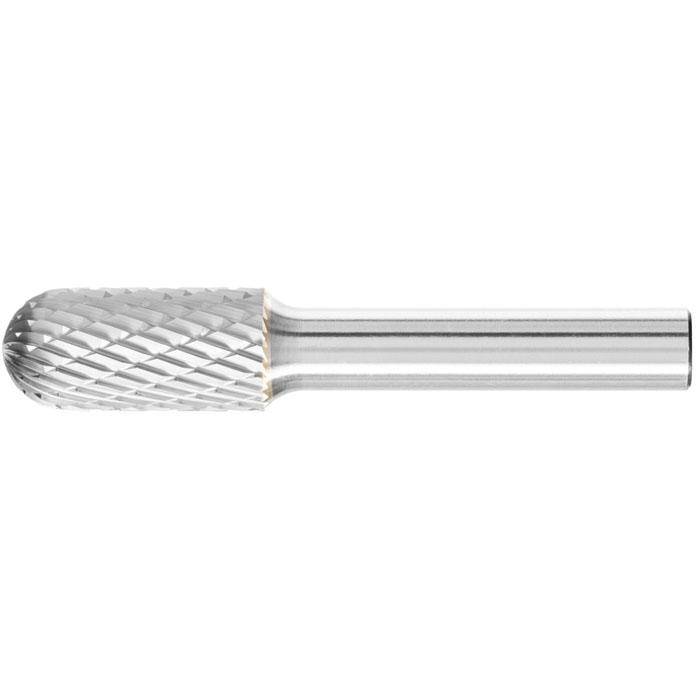 Frässtift "PFERD" - Hartmetall - Schaft-Ø 8 mm - walzenrundform - Zahnung 3 PLUS - Bezeichnung WRC 1225/8 Z3 PLUS - Gesamtlänge 65 mm - Frässtift-
