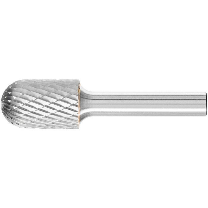 Frässtift "PFERD" - Hartmetall - Schaft-Ø 8 mm - walzenrundform - Zahnung 3 PLUS - Bezeichnung WRC 1625/8 Z3 PLUS - Gesamtlänge 65 mm - Frässtift-