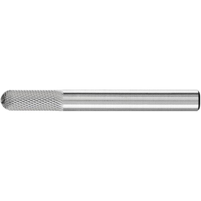 Frässtift "PFERD" - Hartmetall - Schaft-Ø 6 mm - walzenrundform - MICRO-Verzahnung - Bezeichnung WRC 0616/6 MICRO - Gesamtlänge 55 mm - Frässtift-