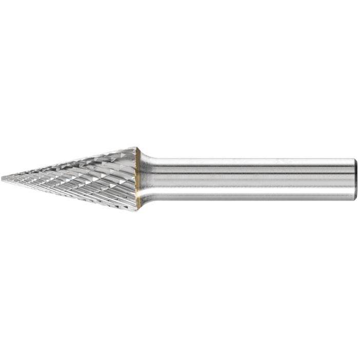 Frässtift - PFERD - Hartmetall - Spitzkegelform - Zahnung 3 PLUS