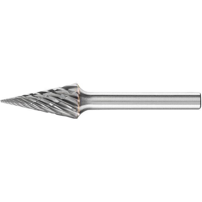 Frässtift - PFERD - Hartmetall - Schaft-Ø 6 mm - Spitzkegelform - für Gusseisen