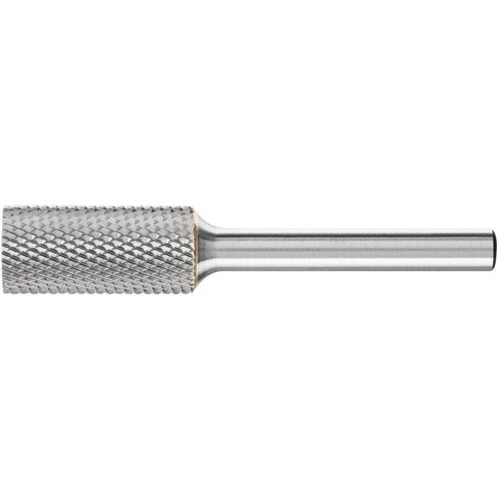 Frässtift "PFERD" - Hartmetall - Schaft-Ø 6 mm - zylinderform - MICRO-Verzahnung - Bezeichnung ZYA 1225/6 MICRO - Gesamtlänge 65 mm - Frässtift-ø