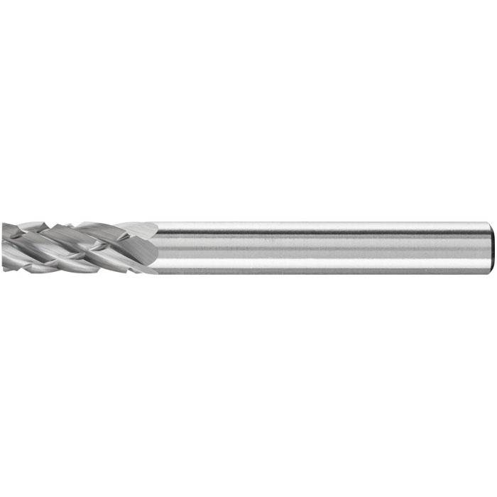 Frässtift - PFERD - Hartmetall - Schaft-Ø 6 mm - für NE-Metall, Messing, Kunststoff etc. - Bezeichnung ZYA 0616/6 NON-FERROUS - Gesamtlänge 55 mm