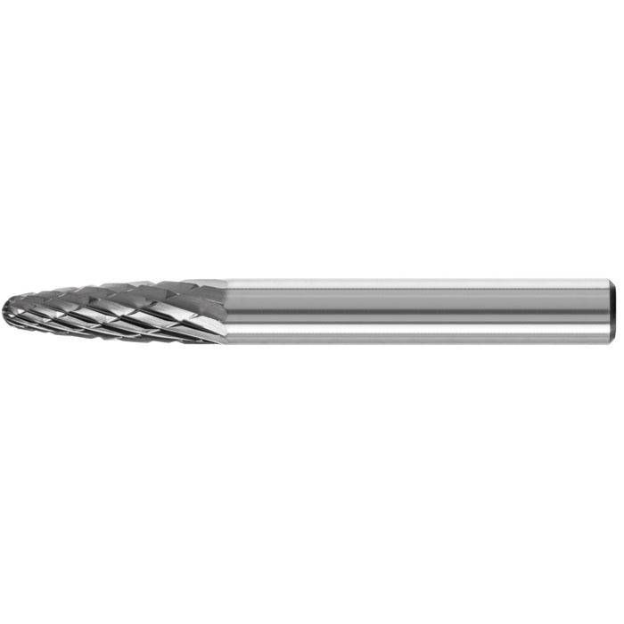 Frässtift - PFERD HICOAT® - Hartmetall - Schaft-Ø 6 mm - Rundbogenform - für Stahl, Eisen