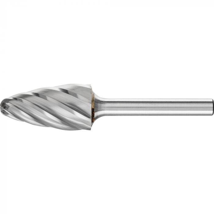 PFERD HM-Frässtift - Rundbogenform RBF - ALU - Frässtift-Ø 16 mm - Schaft-Ø 6 mm