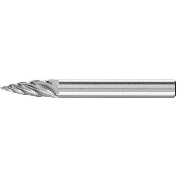 Frässtift - PFERD - Hartmetall - Schaft-Ø 6 mm - für INOX - Spitzbogenform - Bezeichnung SPG 0618/6 INOX - Gesamtlänge 55 mm - Frässtift-Ø x Lä