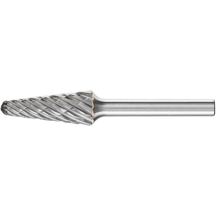 Frässtift - PFERD - Hartmetall - Schaft-Ø 6 mm - Rundkegelform - für Gusseisen