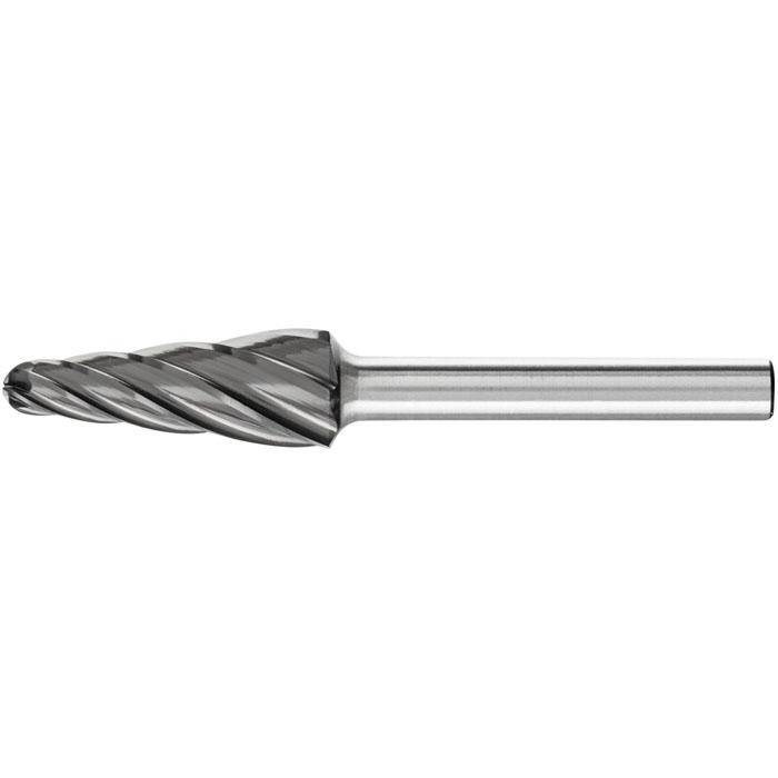 Frässtift - PFERD HICOAT® - Hartmetall - Schaft-Ø 6 mm - Rundkegelform - für Aluminium