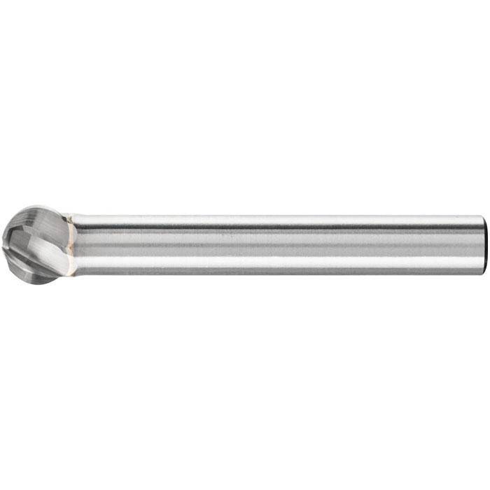 Frässtift - PFERD - Hartmetall - Schaft-Ø 6 mm - Kugelform - für Aluminium - Bezeichnung KUD 0807/6 - Gesamtlänge 47 mm - Frässtift-Ø x Länge 8