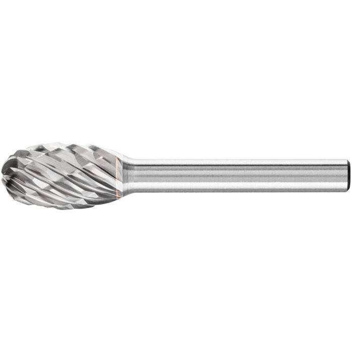 Frässtift - PFERD - Hartmetall - Schaft-Ø 6 mm - Tropfenform - für Gusseisen