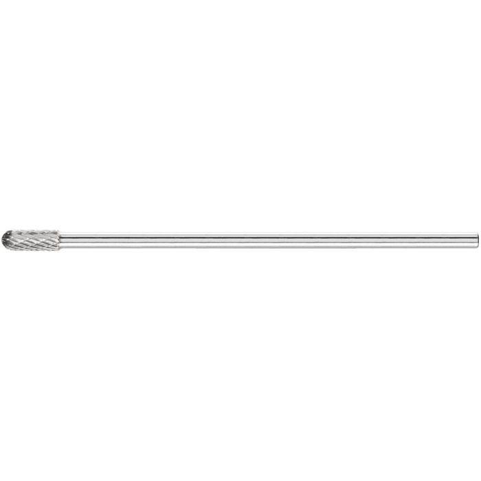 Frässtift "PFERD" - Hartmetall - Langschaft - Schaft-Ø 6 mm - Walzenrundform - Bezeichnung WRC 0820/6 Z3 PLUS SL 150 - Gesamtlänge 170 mm - Frässt