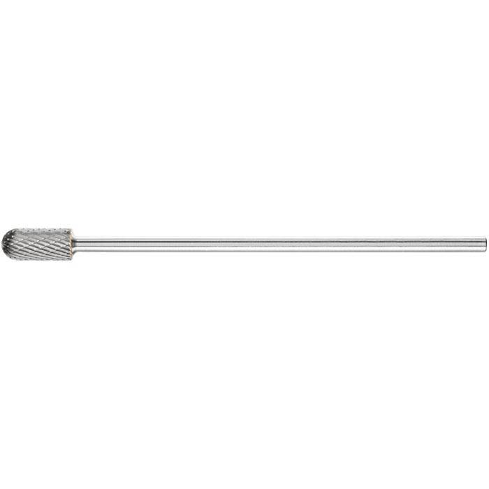 Frässtift "PFERD" - Hartmetall - Langschaft - Schaft-Ø 6 mm - Walzenrundform - Bezeichnung WRC 1225/6 Z3 PLUS SL 150 - Gesamtlänge 175 mm - Frässt