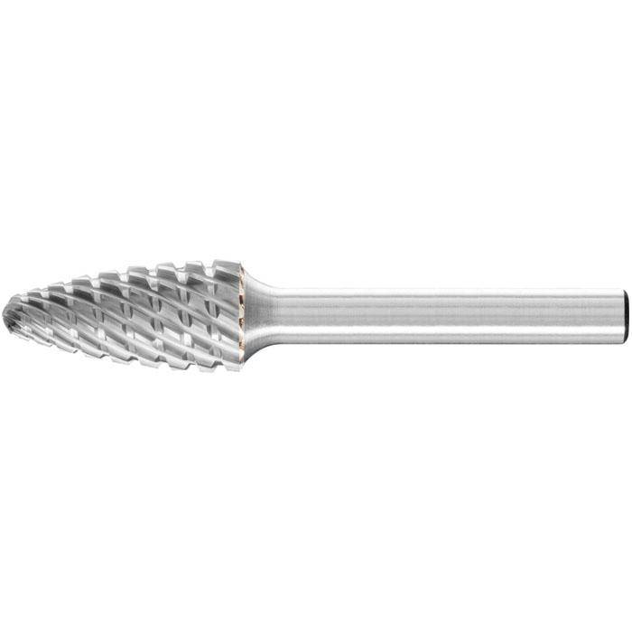 Frässtift - PFERD - Hartmetall - Schaft-Ø 6 mm - Rundbogenform - für Titan - Bezeichnung RBF 1225/6 TITANIUM - Durchmesser 6 mm - Gesamtlänge 65