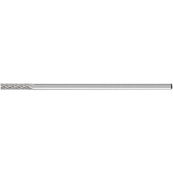 Frässtift "PFERD" - Hartmetall - Langschaft - Schaft-Ø 3 mm - Zahnung 3 PLUS - Bezeichnung ZYAS 0313/3 Z5 GL 75