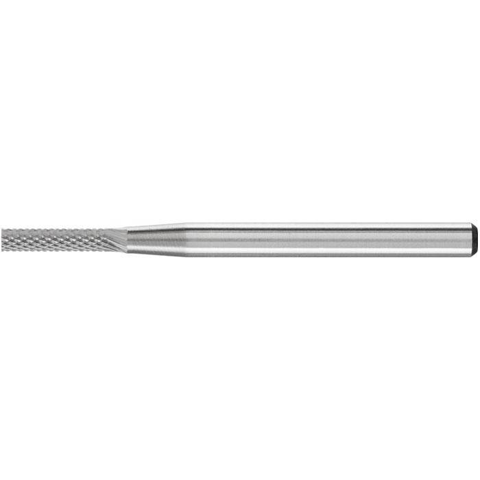 Frässtift "PFERD" - ohne Stirnverzahnung - ZYA 0210/3 - Schaftdurchmesser 3 mm - Frässtift-Ø x Länge d1 x l2 2 bis 10 mm - Gesamtlänge l1 40 mm -