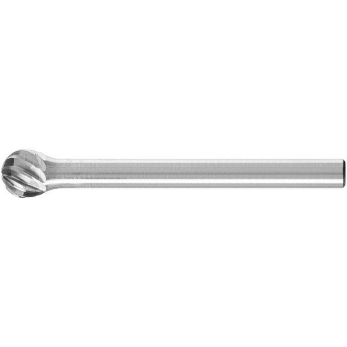 Frässtift - PFERD - Hartmetall - Schaft-Ø 3 mm - für INOX - Kugelform - Bezeichnung KUD 0504/3 INOX - Gesamtlänge 35 mm - Frässtift-Ø x Länge 5