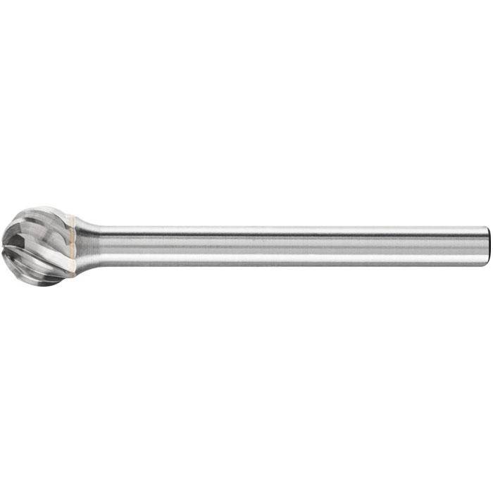 Frässtift - PFERD - Hartmetall - Schaft-Ø 3 mm - für INOX - Kugelform - Bezeichnung KUD 0605/3 INOX - Gesamtlänge 35 mm - Frässtift-Ø x Länge 6