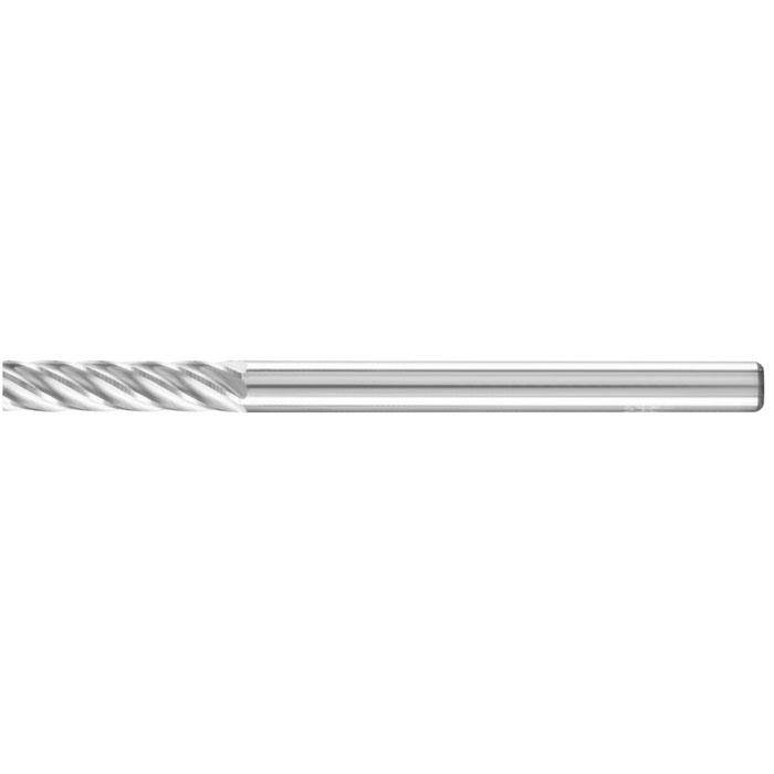 Frässtift - PFERD - Hartmetall - Schaft-Ø 3 mm - für INOX - ohne Stirnverzahnung - Bezeichnung ZYA 0313/3 INOX - Frässtift-Ø x Länge 3 x 13 mm