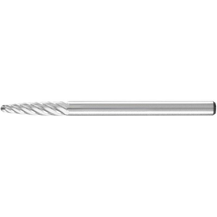 Frässtift - PFERD - Hartmetall - Schaft-Ø 3 mm - für INOX - Rundbogenform - Bezeichnung RBF 0313/3 INOX - Frässtift-Ø x Länge 3 x 13 mm - Radius