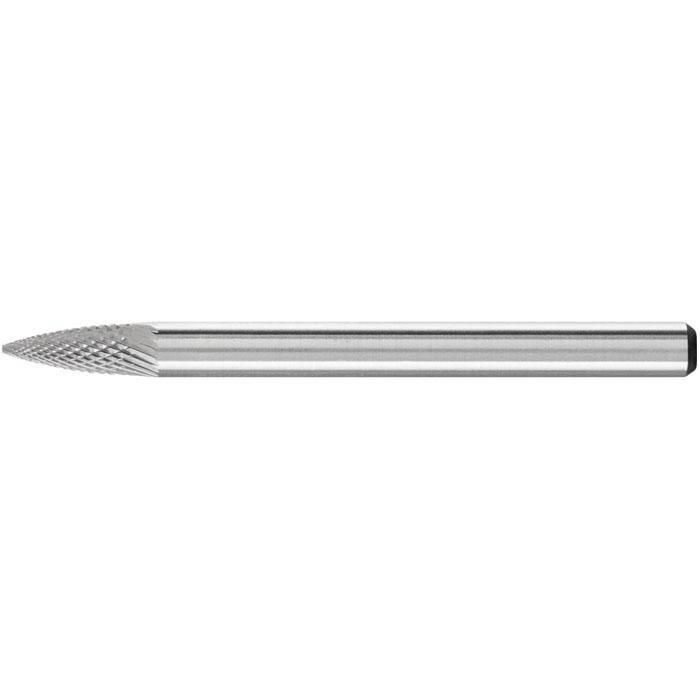 Frässtift - PFERD - Hartmetall - Schaft-Ø 3 mm - MICRO Zahnung - Bezeichnung HM-Frässtift SPG 0307/3 MICRO - Durchmesser 3 mm - Gesamtlänge 37 mm