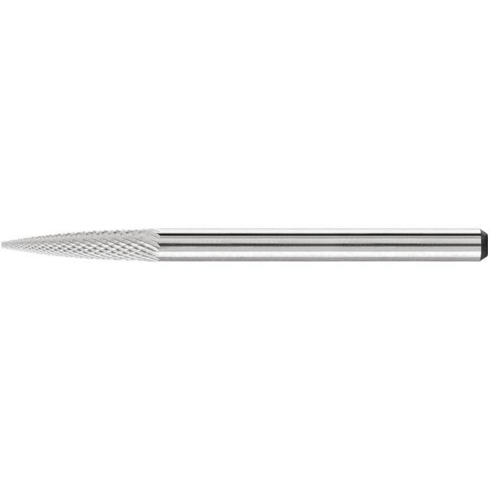 Frässtift - PFERD - Hartmetall - Schaft-Ø 3 mm - MICRO Zahnung - Bezeichnung HM-Frässtift SPG 0313/3 MICRO - Durchmesser 3 mm - Gesamtlänge 43 mm
