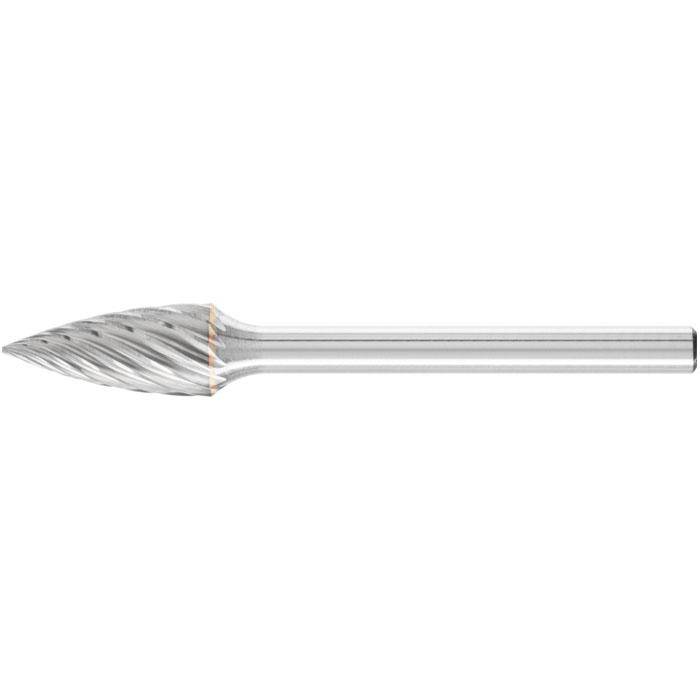 Frässtift - PFERD - Hartmetall - Schaft-Ø 3 mm - für INOX - Spitzbogenform - Bezeichnung SPG 0613/3 INOX - Gesamtlänge 43 mm - Frässtift-Ø x Lä
