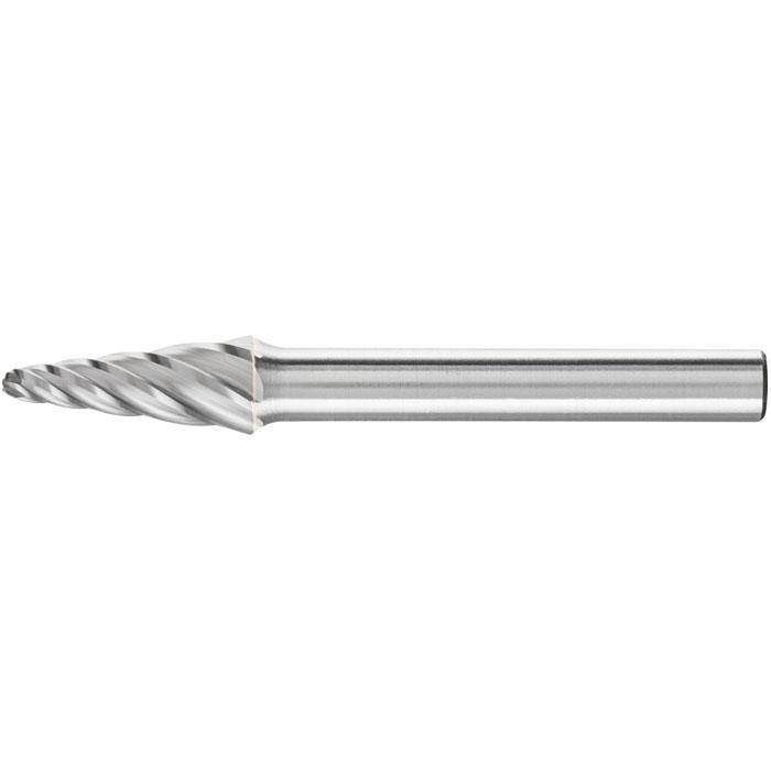 Frässtift - PFERD - Hartmetall - Schaft-Ø 6 - Rundkegelform - für Aluminium - Bezeichnung KEL 0820/6 - Frässtift-Ø x Länge 8 x 20 mm - Winkel 16
