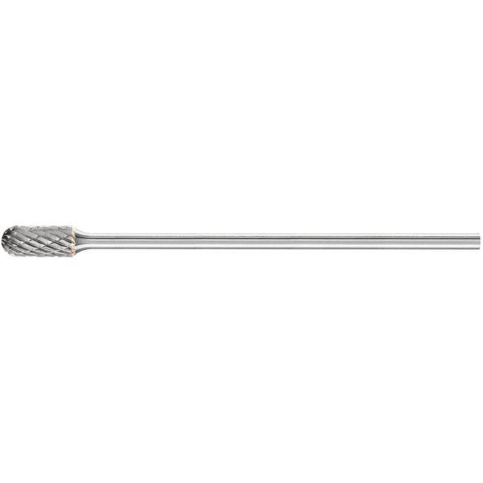 Frässtift "PFERD" - Hartmetall - Langschaft - Schaft-Ø 3 mm - Walzenrundform - Bezeichnung WRC 0613/3 Z3 SL 75 - Zahnung 3 PLUS - Gesamtlänge 88 mm