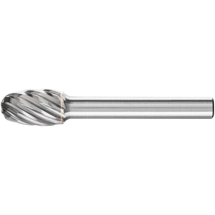 Frässtift - PFERD - Hartmetall - Schaft-Ø 6 mm - für INOX - Tropfenform - Bezeichnung TRE 1016/6 INOX - Gesamtlänge 56 mm - Frässtift-Ø x Länge