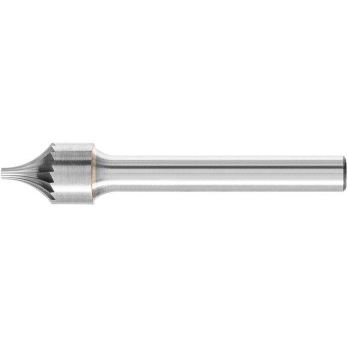 Frässtift - PFERD - Hartmetall - Schaft-Ø 6 mm - Verrundungsfrässtift - Bezeichnung V 1015/6 - Frässtift-Ø x Länge 10 x 8 mm - Spitzen-Ø 2 mm